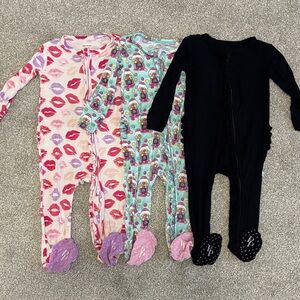 Posh Peanut Ruffled Footies - GUC & EUC